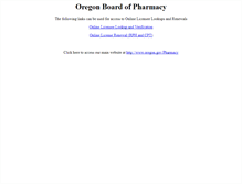 Tablet Screenshot of obop.oregon.gov